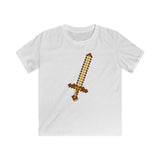 Kid's T-Shirt Pixel Sword Earth