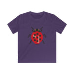 Kid's T-Shirt Pixel Bugs ladybug
