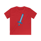 Kid's T-Shirt Pixel Sword Water