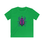 Kid's T-Shirt Pixel Bugs beetle