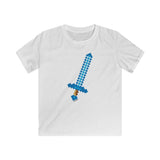 Kid's T-Shirt Pixel Sword Water